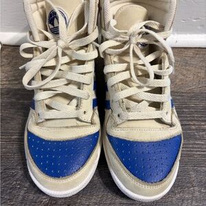 Kids High-Top ADIDAS  Sneakers in Blue and Cream